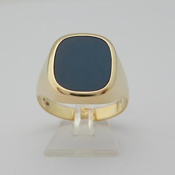14 karaat Gouden Herenring Ring met Lagensteen M19 beschikbaar voor biedingen