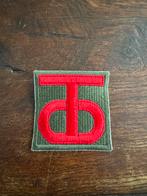 US WWII Patch - 90th infantry division - Repro, Ophalen of Verzenden, Landmacht, Amerika, Embleem of Badge