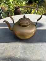 Antieke koperen of messing waterkoker ketel, Antiek en Kunst, Ophalen of Verzenden, Koper