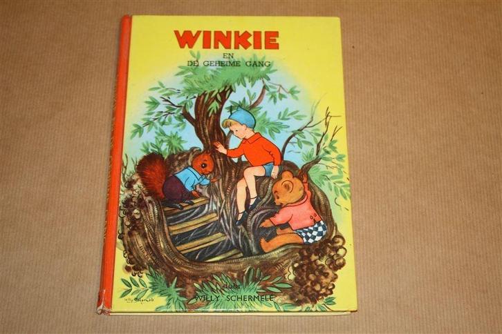 Winkie en de geheime gang - Willy Schermelé, Boeken, Prentenboeken en Plaatjesalbums, Zo goed als nieuw, Ophalen of Verzenden