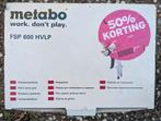 Metabo FSP 600 HVLP Verfspuitpistool, Ophalen, Nieuw, Verfspuit of Verfpomp