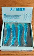 Alessi ZLIN Bestekset Blauw - 4 Sets Nieuw, Ophalen of Verzenden, Nieuw, Kunststof, Bestekset