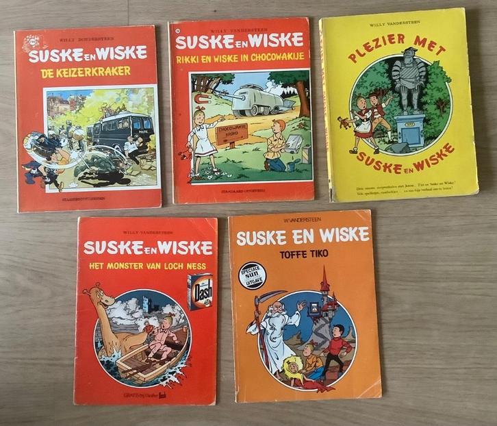 Suske en Wiske, keizerkraker en reclame uitgaves (totaal 5), Boeken, Stripboeken, Gelezen, Meerdere stripboeken, Ophalen of Verzenden