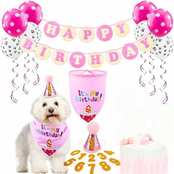 20-delige honden verjaardag set, Dieren en Toebehoren, Honden-accessoires, Nieuw, Ophalen of Verzenden
