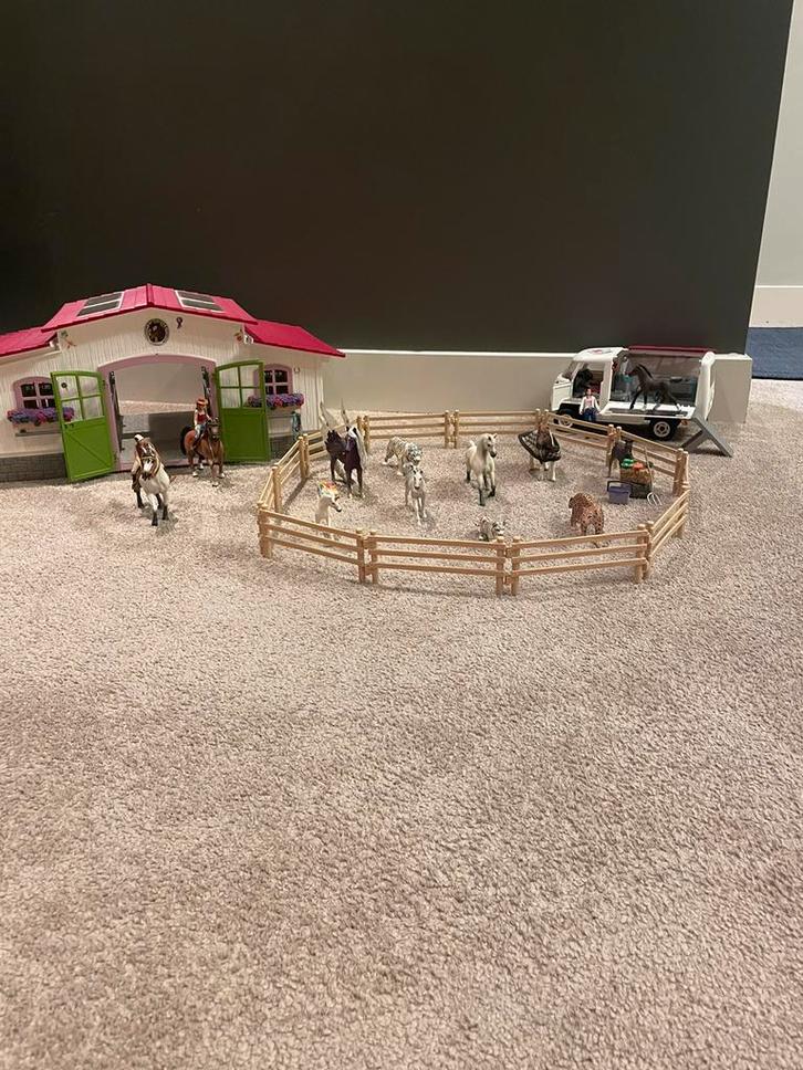 Schleich 357933, 42344 en extra paarden, Verzamelen, Speelgoed, Zo goed als nieuw, Ophalen of Verzenden