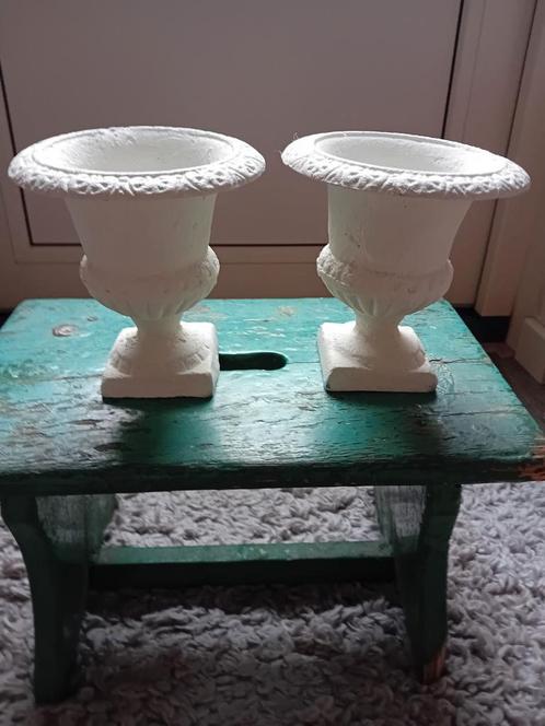 gietijzer louvre/franse vaasjes, Antiek en Kunst, Curiosa en Brocante, Ophalen of Verzenden