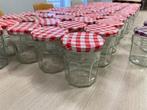 70X Bonne Maman Potjes Glazen jampotjes Schoon 370 VERZENDE, Ophalen, Glas, Pot, Bus of Blik