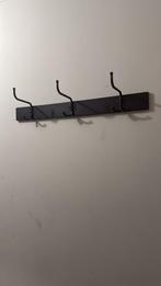 Kapstok en schoenenrek zwart, Ophalen of Verzenden, Metaal, Wandkapstok, Minder dan 100 cm