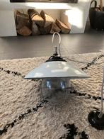 Hanglamp metalen kap wit - scheepslamp, Verzenden, Zo goed als nieuw, Minder dan 50 cm