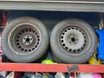 185/65/15    4 x stalen velgen met winter banden Vw polo, Auto diversen, Wieldoppen, Ophalen of Verzenden