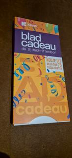 Bladcadeau cadeaubon twv €100,-, Eén persoon, Cadeaubon
