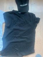 Iconic & Reinders Shirt + Pet, Zwart, Ophalen of Verzenden, Zo goed als nieuw, Korte mouw