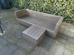 Hoekbank met tafel en opbergkast - Gratis af te halen, Tuin en Terras, Ophalen, Gebruikt, Kunststof