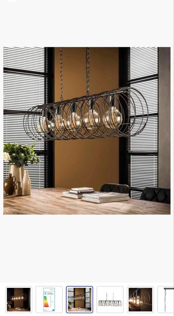 Zgan hanglamp spiraal inclusief lampen, Huis en Inrichting, Lampen | Hanglampen, 75 cm of meer, Ophalen