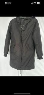 Airforce jas zwart lang maat 40 (xl) met fishtail en knopen, Ophalen, Zo goed als nieuw, Maat 38/40 (M), Zwart