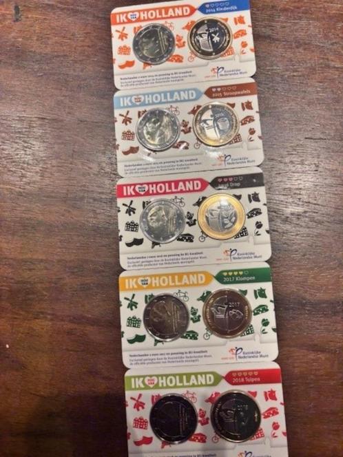 5 x ik hou van holland coincard, Postzegels en Munten, Munten | Nederland, Euro's, Ophalen of Verzenden