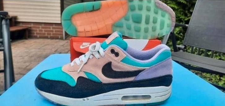 Nike Air Max 1 Have a Nike Day, Kleding | Heren, Schoenen, Zo goed als nieuw, Sneakers of Gympen, Overige kleuren, Ophalen of Verzenden