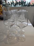 Tien witte wijn glazen, Huis en Inrichting, Keuken | Servies, Ophalen of Verzenden, Zo goed als nieuw, Glas, Glas of Glazen