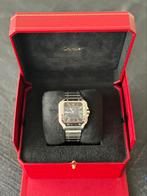Cartier Santos Large Blue Dial WSSA0030 2023 Box + Papers, Ophalen of Verzenden, Zo goed als nieuw, Staal, Overige merken