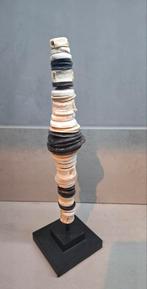 Zwart witte Money Shell op standaard, Antiek en Kunst, Ophalen of Verzenden