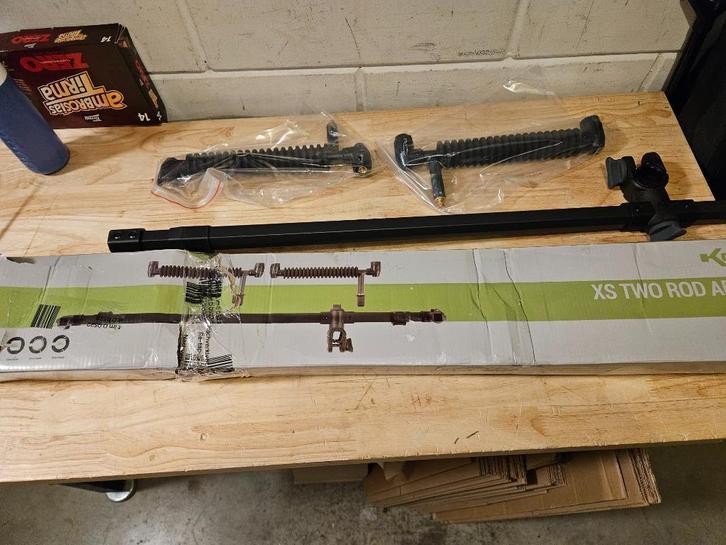 korum xs two rod arm & rest nieuw, Watersport en Boten, Hengelsport | Algemeen, Nieuw, Ophalen of Verzenden