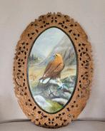 Uniek schilderij 'Adelaar' op paneel gesign. H. Kroon, Antiek en Kunst, Kunst | Schilderijen | Klassiek, Ophalen of Verzenden