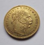 Hungary  20 Francs - 8 Forint 1887 KB Franz Joseph I, Postzegels en Munten, Munten | Europa | Niet-Euromunten, Verzenden, Hongarije