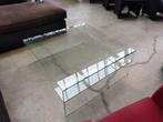 Salontafel glas, nieuw/demo. 100 x 100 cm. Voor 150=, Ophalen, 50 tot 100 cm, Nieuw, 50 tot 100 cm