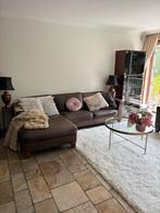 Lounge bank leer, Ophalen, Zo goed als nieuw, Leer, Klasiek  modern