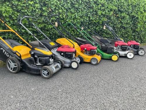 Diverse gebruikte benzine maaiers van € 275,- tot  € 375,-, Tuin en Terras, Grasmaaiers, Gebruikt, Benzine-grasmaaier, Cirkelmaaier