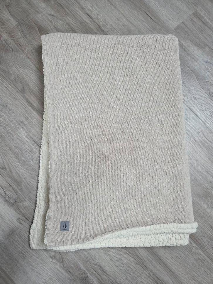 Jollein Deken Ledikant 100x150cm Bliss Knit Teddy Nougat, Kinderen en Baby's, Dekens, Slaapzakjes en Inbakerproducten, Nieuw, Deken