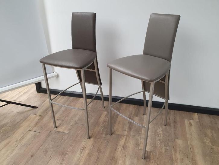 Kruk Leolux kunstleder, Huis en Inrichting, Barkrukken, Nieuw, Metaal, 1 kruk, Ophalen of Verzenden