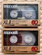 2x NOS Maxell XLII-60 JAPAN cassettebandjes XLII 60 XLII60, 2 t/m 25 bandjes, Ophalen of Verzenden, Maxell, Nieuw in verpakking