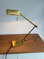 Vintage Messing Bureaulamp, Huis en Inrichting, Ophalen of Verzenden, Gebruikt, Metaal, Minder dan 100 cm