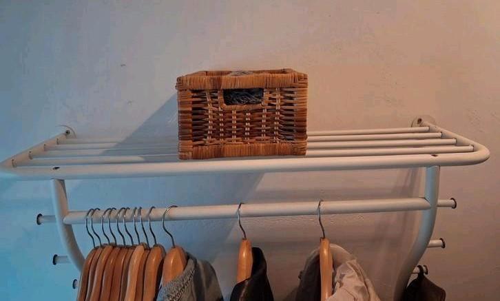 Mooie Wandkapstok & Schoenenrek Wit samen van 223,95 Euro, Huis en Inrichting, Kasten | Schoenenrekken, Zo goed als nieuw, Ophalen