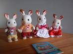 Sylvanian families chocolade konijnen familie compleet, Verzamelen, Ophalen of Verzenden, Zo goed als nieuw