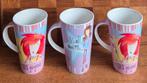 3 Born to Shop Girls mokken, Huis en Inrichting, Keuken | Servies, Ophalen of Verzenden, Gebruikt