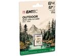 Emtec SDXC 64GB UHS-I V10 CL10 OUTDOOR IPX6 IPX7, SDXC, Ophalen of Verzenden, Fotocamera, Eiberstraat 9 te Dokkum
