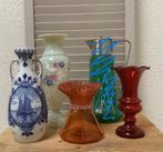Div. unieke vazen, oa Delfts blauw en handbeschilderd!, Antiek en Kunst, Antiek | Vazen, Ophalen of Verzenden