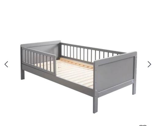 Petit Amelie - peuterbed Leon - grijs, Kinderen en Baby's, Kinderkamer | Bedden, Gebruikt, 140 tot 160 cm, 70 tot 85 cm, Matras