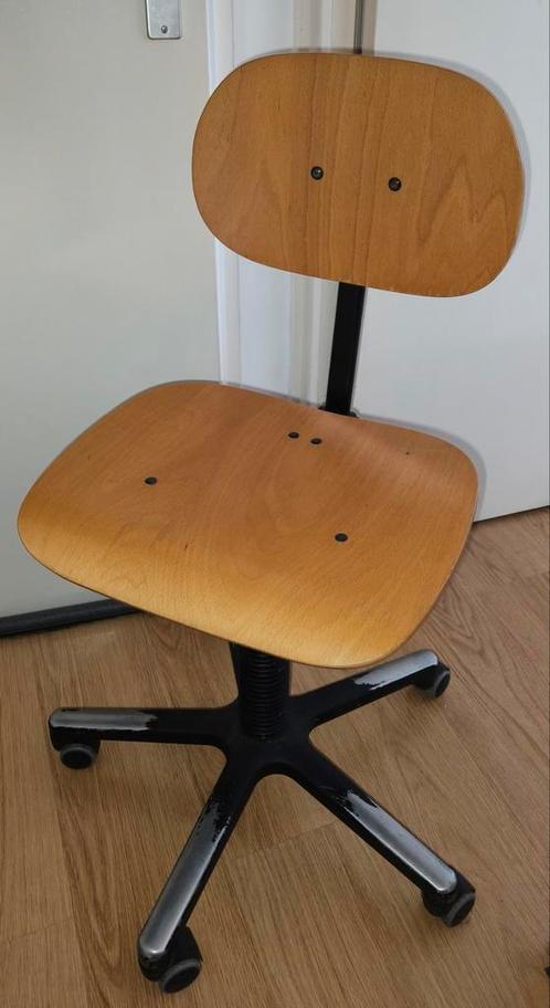 Bureaustoel / leidsterstoel, Huis en Inrichting, Bureaustoelen, Gebruikt, Zwart, Ophalen