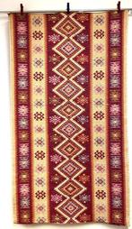 Kleed met Kelim Motief – Zacht geel/ roze/ lila - NIEUW, Huis en Inrichting, Stoffering | Tapijten en Kleden, Overige kleuren