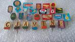 29 verschillende speldjes jamin, Verzamelen, Speldjes, Pins en Buttons, Ophalen of Verzenden, Zo goed als nieuw, Overige onderwerpen
