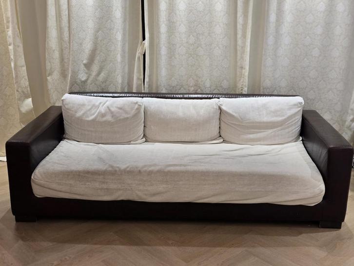 Fendi Casa Croco Lederen 3-zits Bank, Huis en Inrichting, Banken | Bankstellen, Gebruikt, Rechte bank, Driepersoons, 200 tot 250 cm