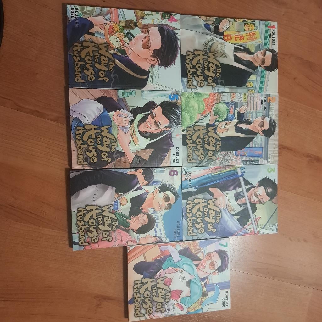 The Way of the Househusband vol 1 tm 7, Meerdere comics, Ophalen of Verzenden, Zo goed als nieuw, Japan (Manga)