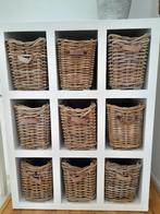 Matwitte ladenkastje met 9 rotan manden, Huis en Inrichting, Kasten | Ladekasten, Ophalen