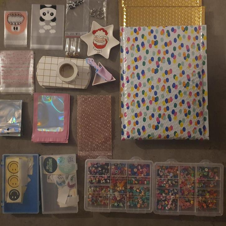 Kralen en Verzendmateriaal Set, Hobby en Vrije tijd, Kralen en Sieraden maken, Nieuw, Kraal, Ophalen of Verzenden