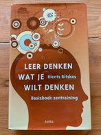 Leer denken wat je wilt denken - Rients Ritskes, Boeken, Ophalen of Verzenden, Gelezen, Overige onderwerpen, Instructieboek