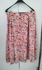 Lange Damesrok Roze en Bloemen Maat L merk Monki, Maat 42/44 (L), Nieuw, Ophalen of Verzenden, Monki