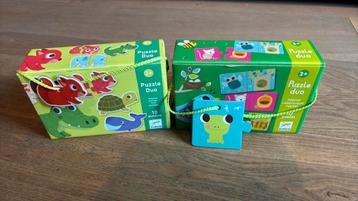 Djeco 2 Duo Puzzels (2x 10 Puzzels) beschikbaar voor biedingen